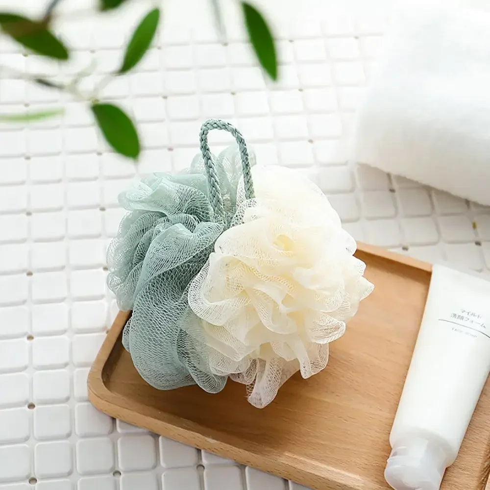 Soft Mesh Bath / Shower Exfoliating Skin Scrubber 1pc