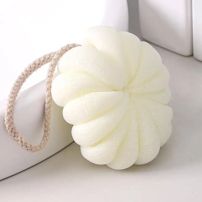 Pumpkin Exfoliating Mesh Bath Body Wash Skin Cleaner
