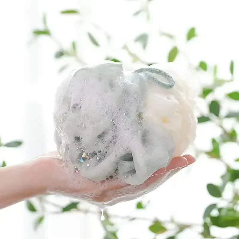 Soft Mesh Bath / Shower Exfoliating Skin Scrubber 1pc