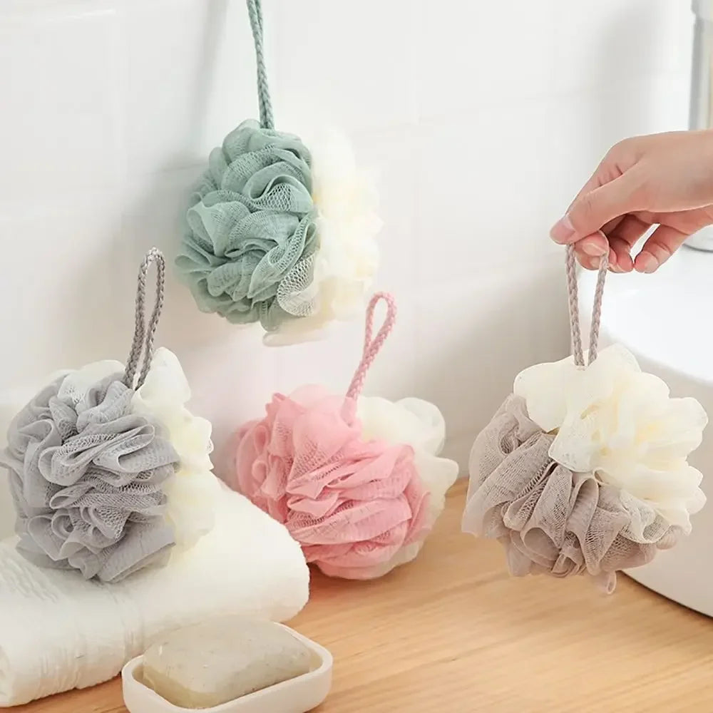 Soft Mesh Bath / Shower Exfoliating Skin Scrubber 1pc