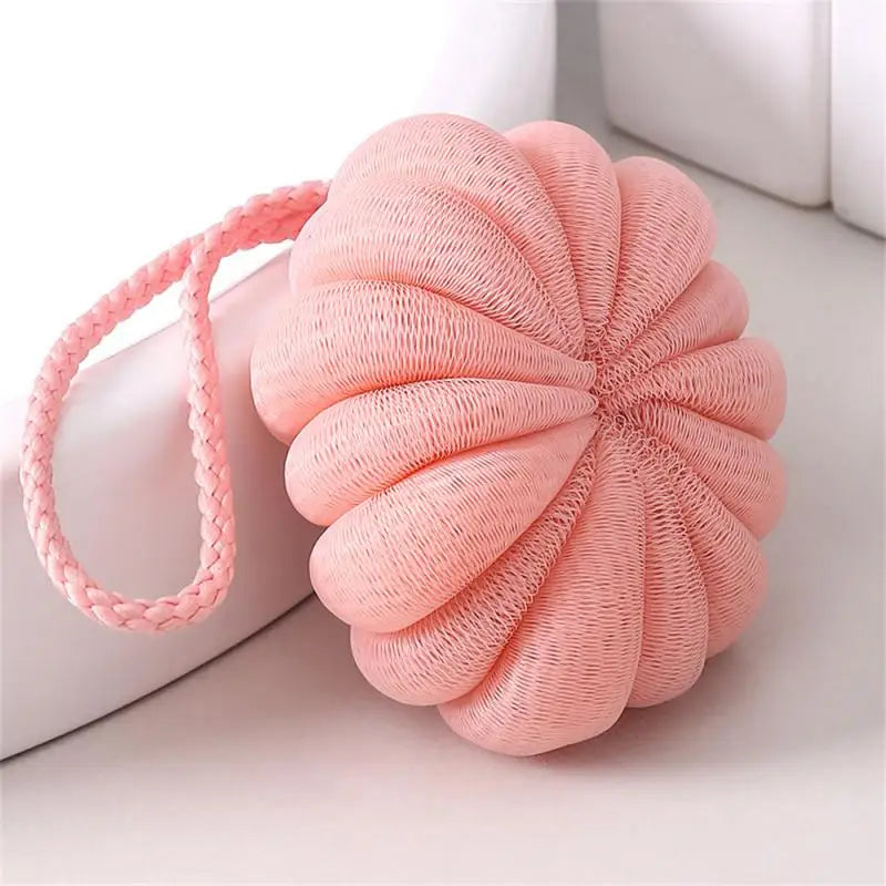 Pumpkin Exfoliating Mesh Bath Body Wash Skin Cleaner