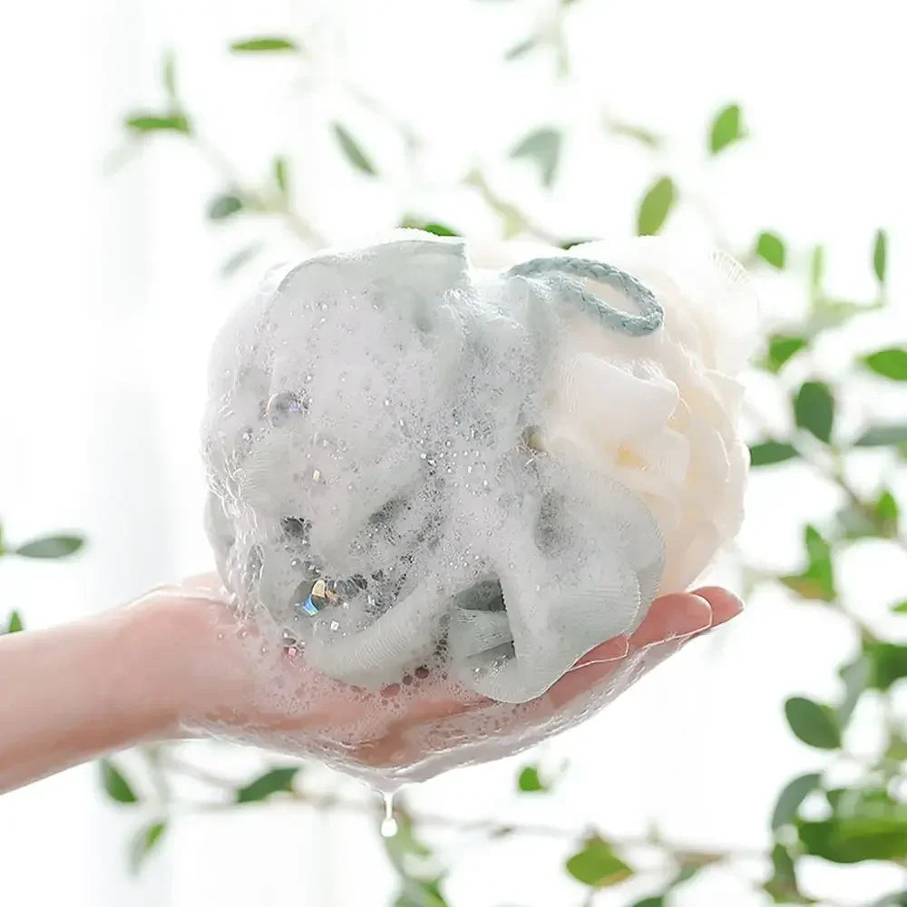 Soft Mesh Bath / Shower Exfoliating Skin Scrubber 1pc