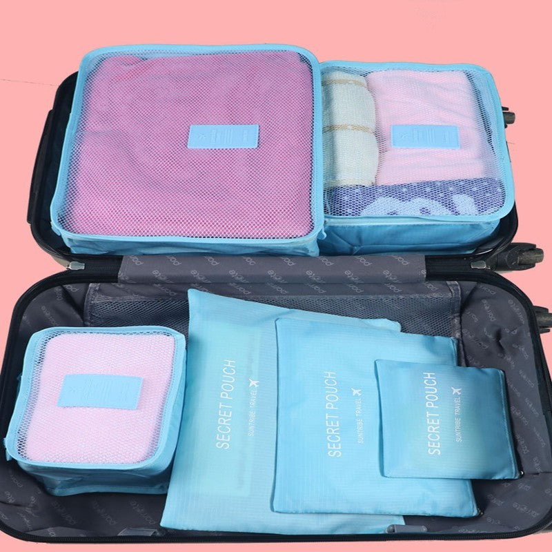 6-piece Travel Luggage Packing Cubes