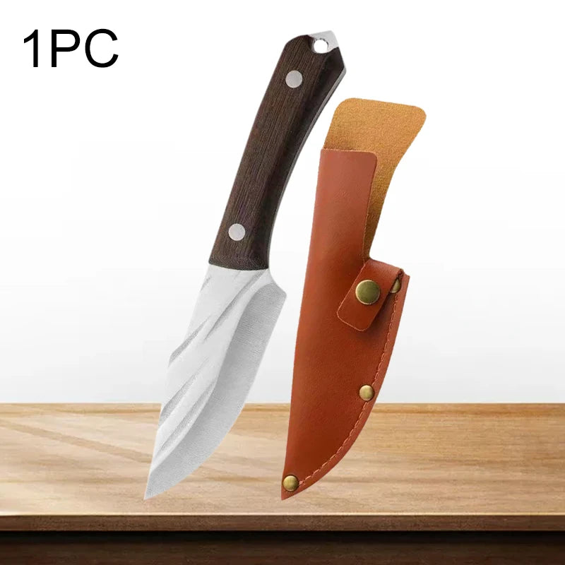 Professional Chef Knives Kitchen Boning Knife Stainless Steel Outdoor Hand Forged Knife Slicing Fishing Butcher Meat Cleaver