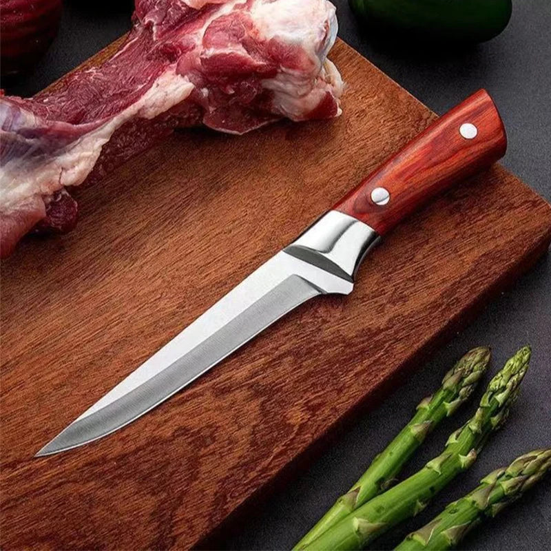 Professional Meat Butcher Knives Bone Thick Bone Knife Kitchen Boning Handmade Forged Srbian Chef Special Knife