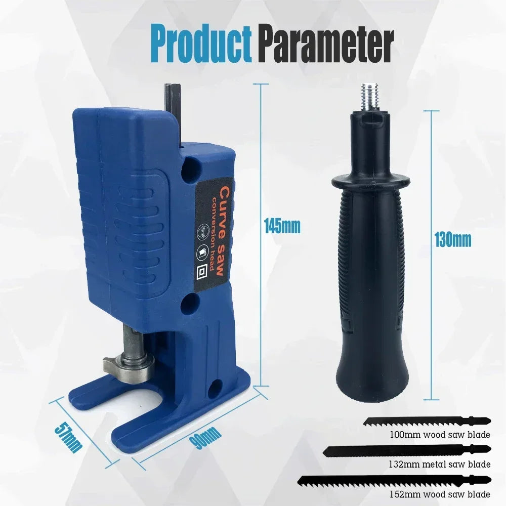 Reciprocating Saw Adapter For Electric Drill