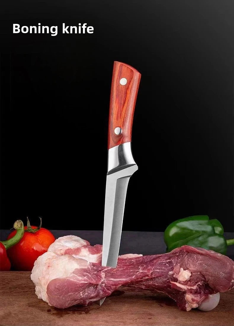 Professional Meat Butcher Knives Bone Thick Bone Knife Kitchen Boning Handmade Forged Srbian Chef Special Knife