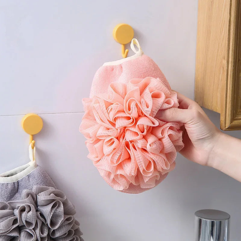 Exfoliating Gloves Body Cleaning Bath Flower Bathroom Shower Ball Body Scrubber Bath Sponge Towel Bathroom Tool