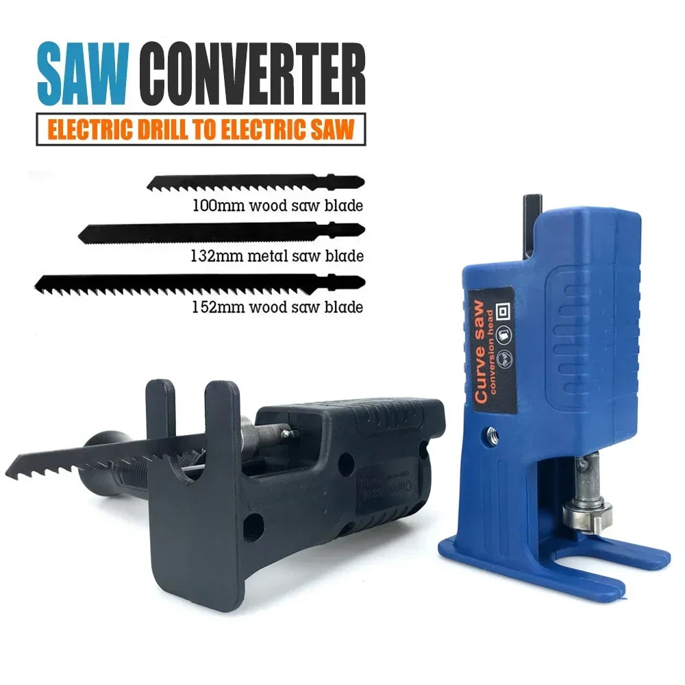 Reciprocating Saw Adapter For Electric Drill