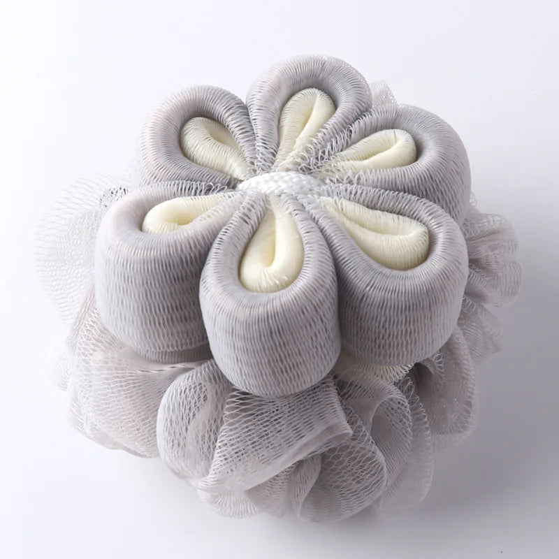 New Loofah Soft Plum Bath Ball Bath Foaming Sponge Universal Bath Sponge Pe Net Bath Flower