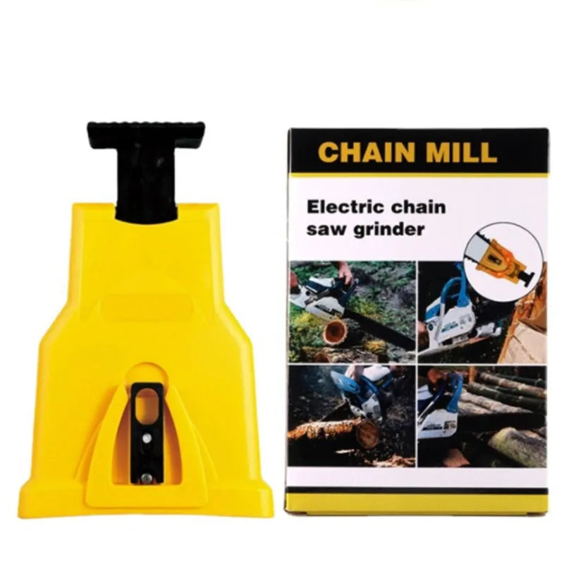 Portable Chainsaw Teeth Sharpener Portable Sharpen Chain Saw Bar-Mount Fast Grinding Sharpening Chainsaw Chain Woodworking Tools