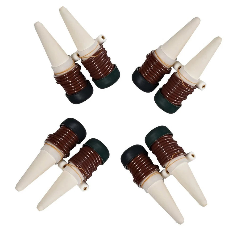 8Pcs Ceramic Self Watering Spikes Automatic Plant Drip Irrigation Watering Stakes For Indoor Plant Waterer Drip Watering System