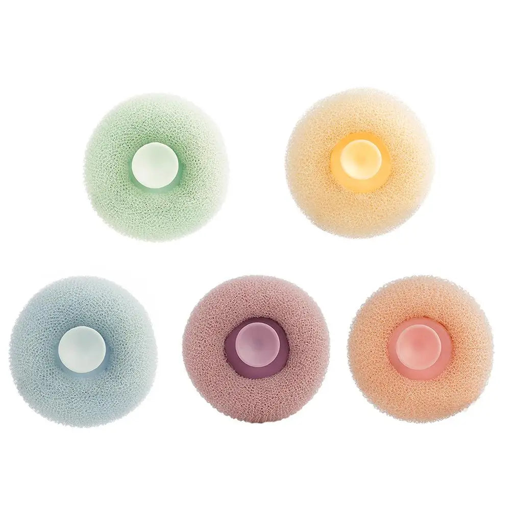 Round Sunflower Shower Ball Super Soft Massage Bath Ball with Suction Cup Brush Bath Towel Mud Sponge Bathroom Accessories