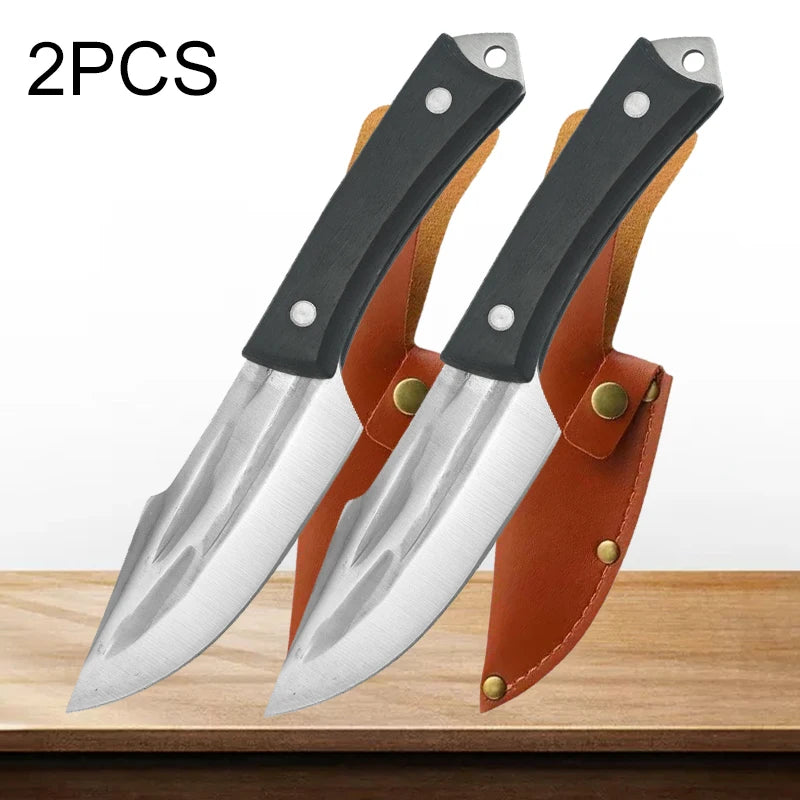 Professional Chef Knives Kitchen Boning Knife Stainless Steel Outdoor Hand Forged Knife Slicing Fishing Butcher Meat Cleaver