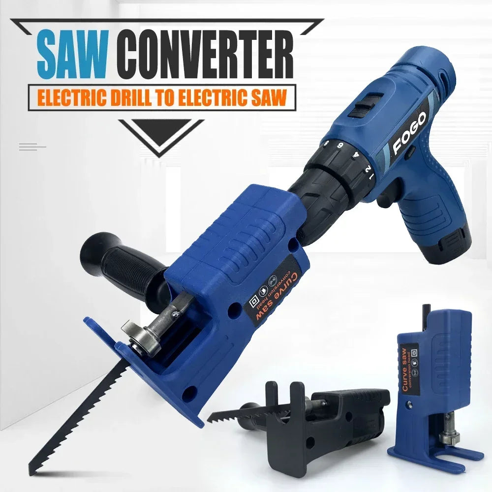 Reciprocating Saw Adapter For Electric Drill