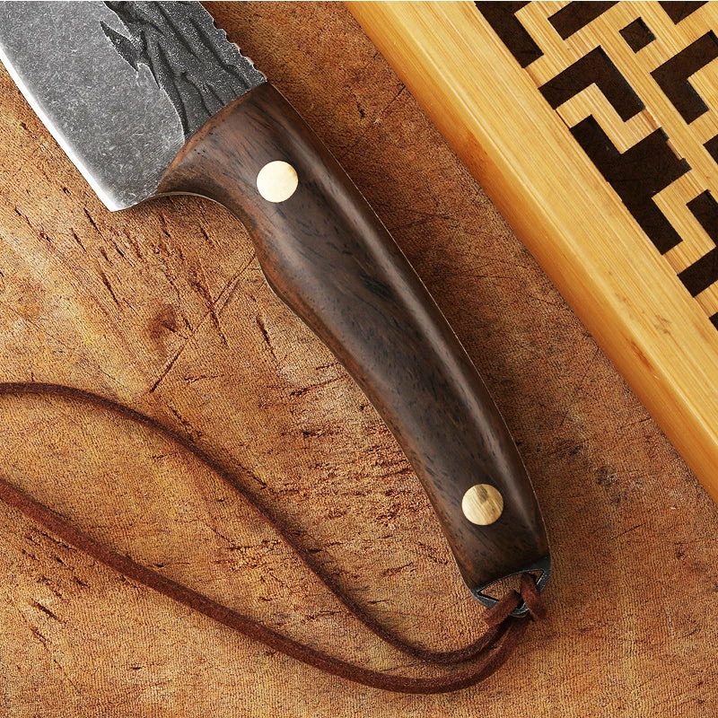 Handmade Forged Stainless Steel Kitchen Chef Boning Knifes Fishing Knife Meat Cleaver Butcher Knife Meat Cleaver Knives