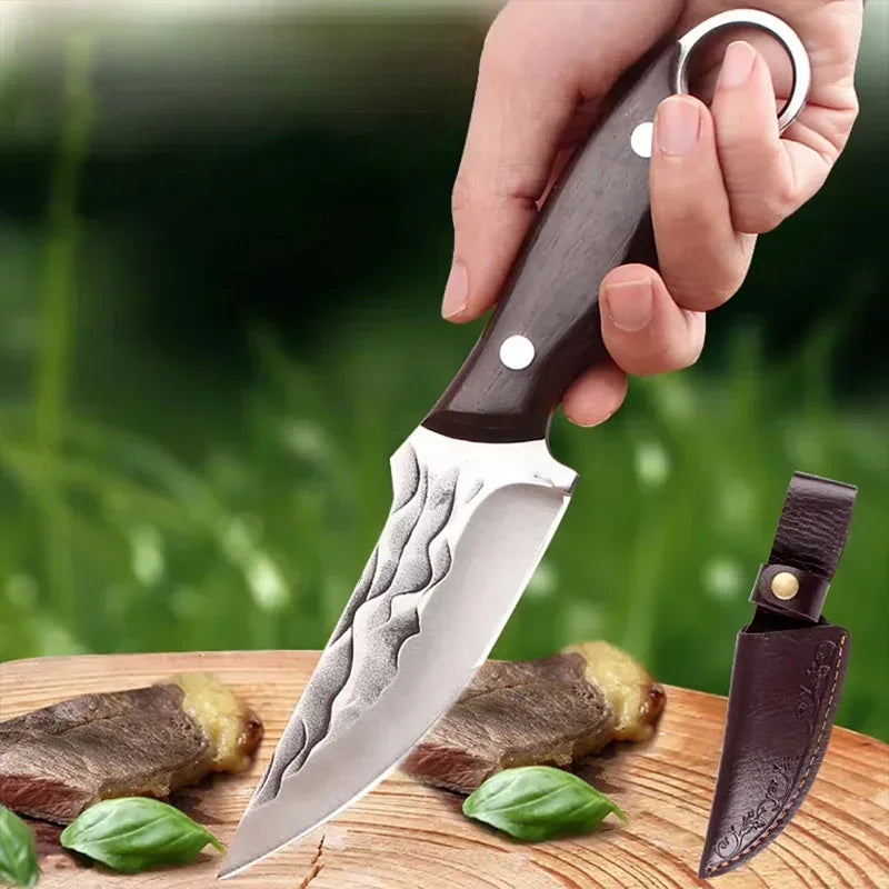 Srainless Steel Kitchen Knives Boning Knife Chef Knife Handmade Forged Knife for Cooking Meat Cleaver Boing Knife Barbecue Tools