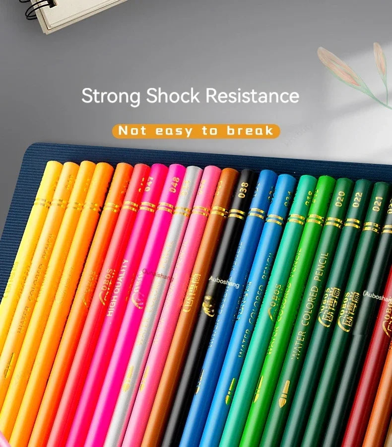 200/120/72/48 Colored Pencils Oil / Watercolor Color Pencils with Cloth Bag For Professional Drawing Sketching Art Supplies