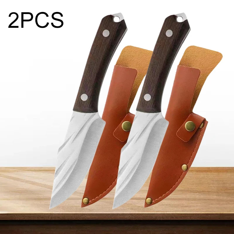 Professional Chef Knives Kitchen Boning Knife Stainless Steel Outdoor Hand Forged Knife Slicing Fishing Butcher Meat Cleaver