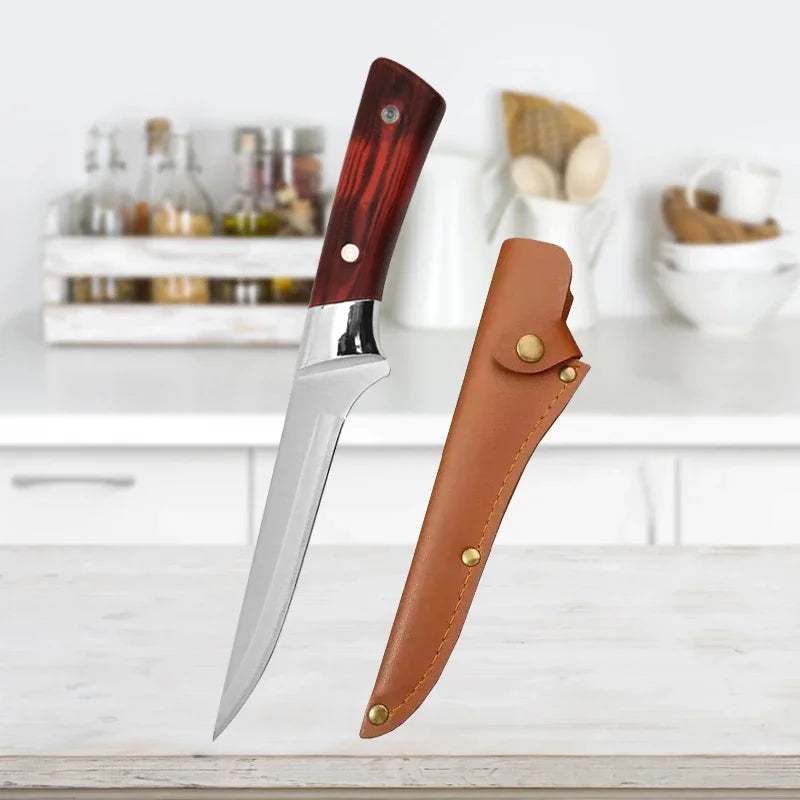 Professional Boning Knife Forging Kitchen Knife Meat Cleaver for Cooking Knives Fruit Slicing Butcher Knife Handmade Kniives