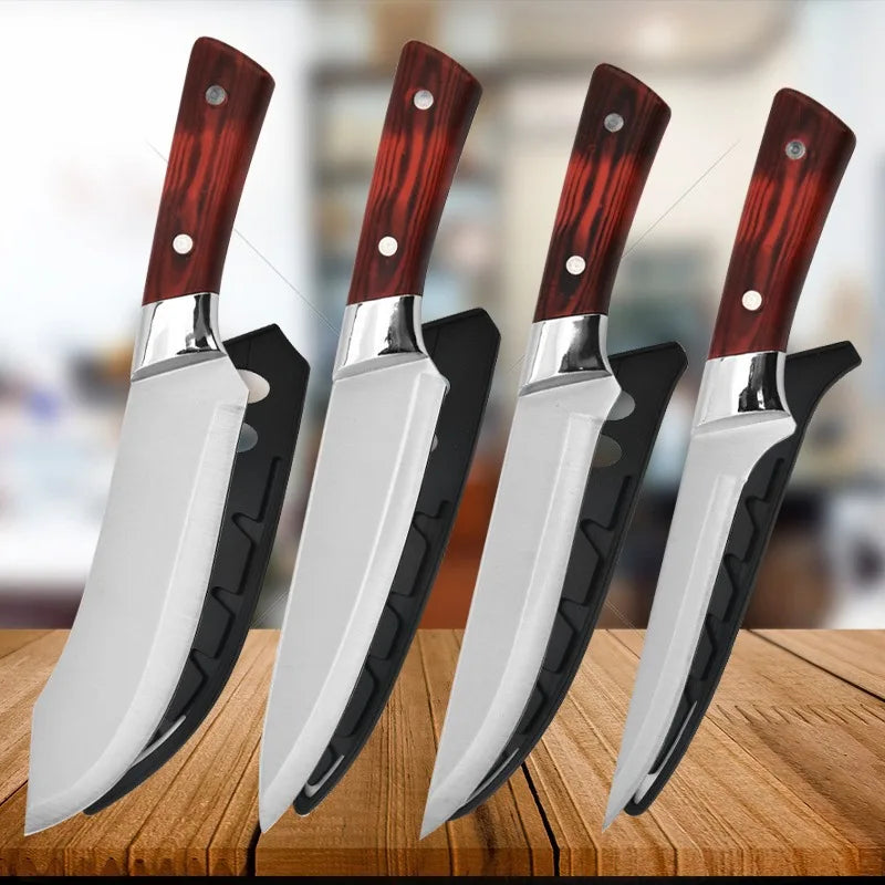 Professional Boning Knife Forging Kitchen Knife Meat Cleaver for Cooking Knives Fruit Slicing Butcher Knife Handmade Kniives