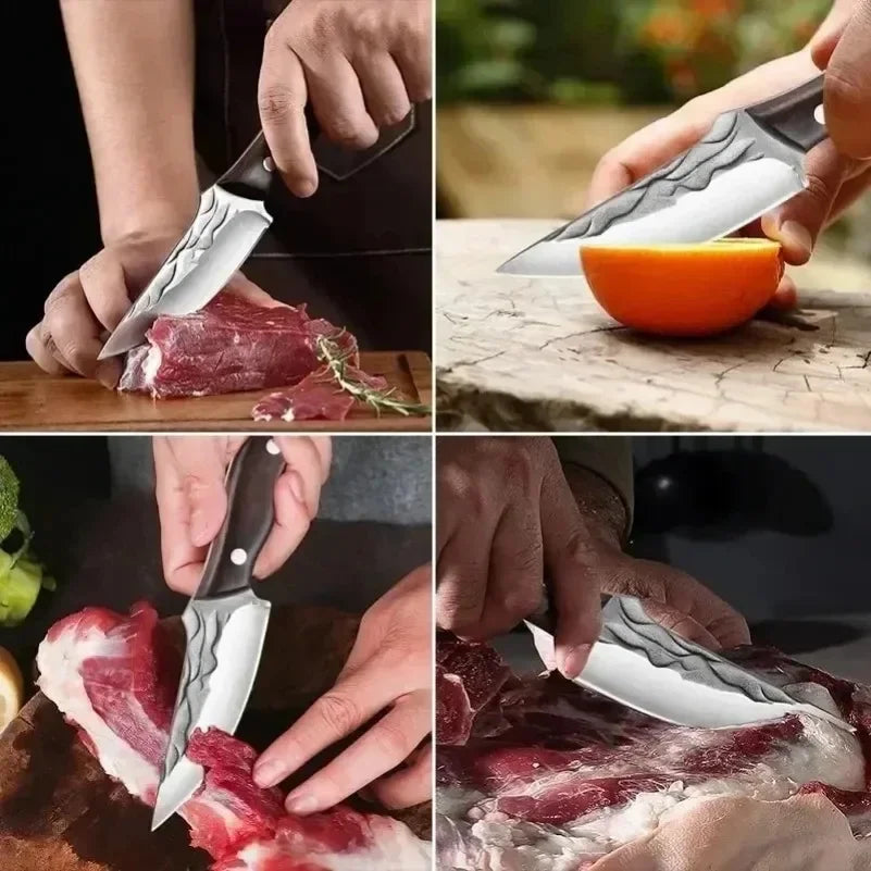 Srainless Steel Kitchen Knives Boning Knife Chef Knife Handmade Forged Knife for Cooking Meat Cleaver Boing Knife Barbecue Tools