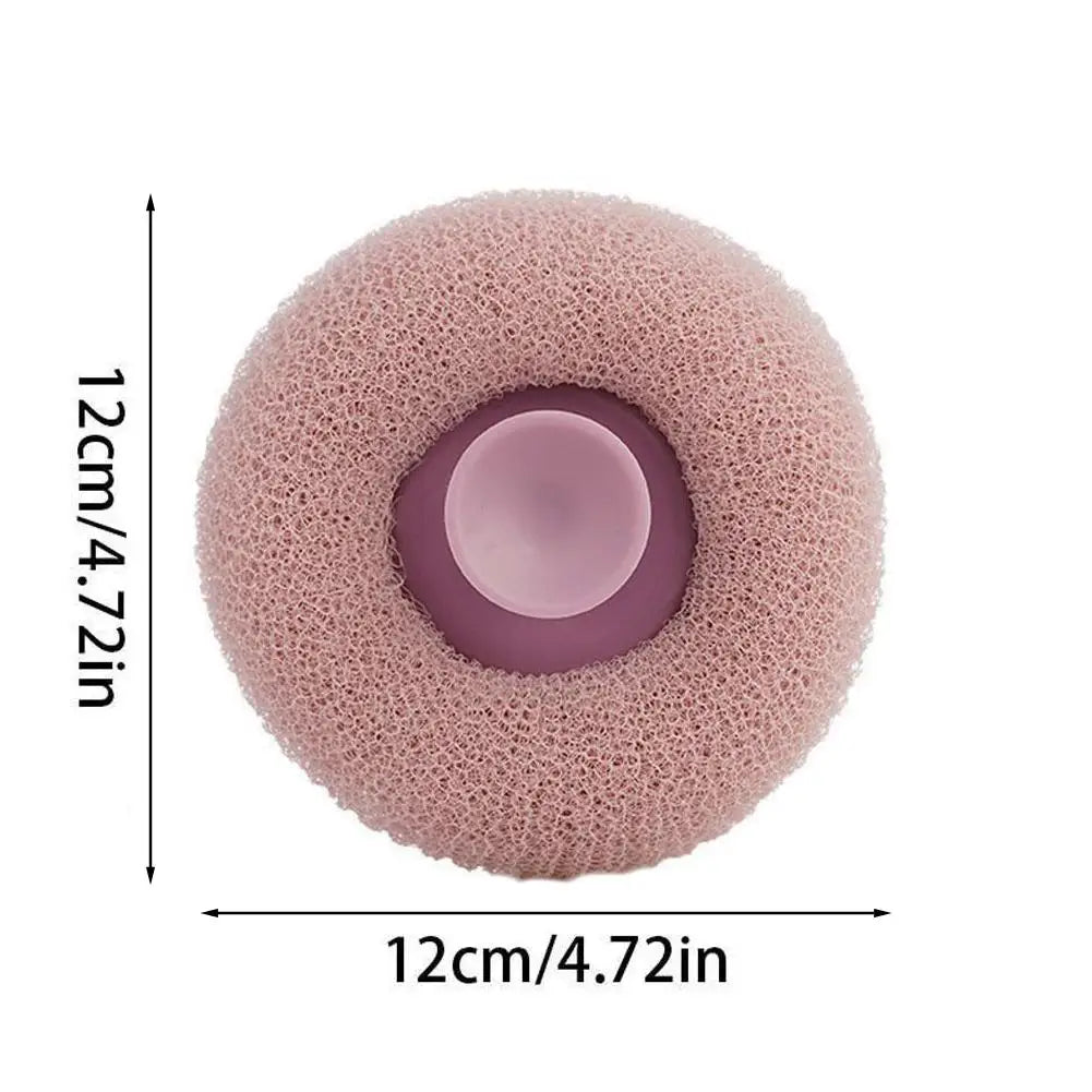 Round Sunflower Shower Ball Super Soft Massage Bath Ball with Suction Cup Brush Bath Towel Mud Sponge Bathroom Accessories